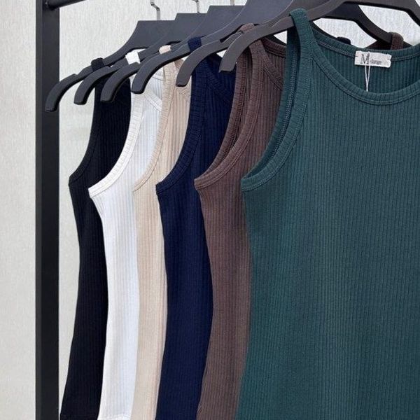 تاپ رکابی زنانه بیسیک کبریتی فری سایز برند ملانژ