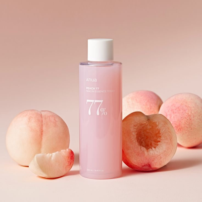 تونر اسنس مرطوب کننده و روشن کننده هلو نیاسینامید آنوا Anua Peach 77% Niacin Essence Toner