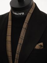 شالگردن کشمیر چهارخانه کد s216