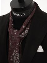 شالگردن جناقی زرشکی s208