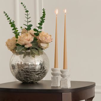 شمع قلمی نوک تیز 30cm (پک 8 عددی)