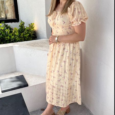 پیراهن پینترستی گلدار