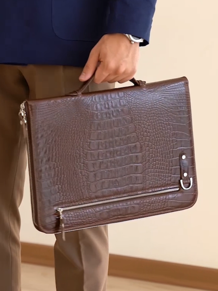 کیف کلاچ چرم طبیعی Dego کد b155