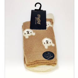 جوراب موهر ساقدار زنانه طرح خرس کد 2