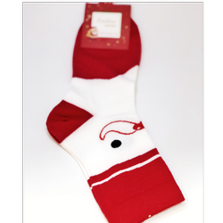 جوراب زنانه طرح سیبیل بابانوئل