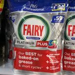 قرص ماشین ظرفشویی فیری مدل پلاتینیوم پلاس حرفه ای بسته 59 عددی