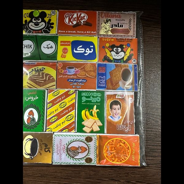 کبریت کلکسیونی خوراکی های دهه 50 و 60