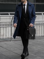 بارانی سرمه ای کارلوتی کد r120