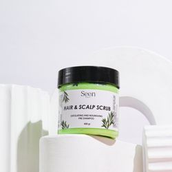 اسکراب سر روغن درخت چای سین‌کر - کنترل چربی و ضدشوره طبیعی وزن 400 گرم