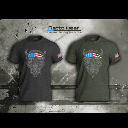 تیشرت Buffalo طرح پرچم