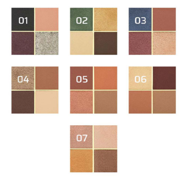 پالت سایه 4 عددی GOLDEN ROSE