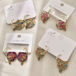 گوشواره میناکاری