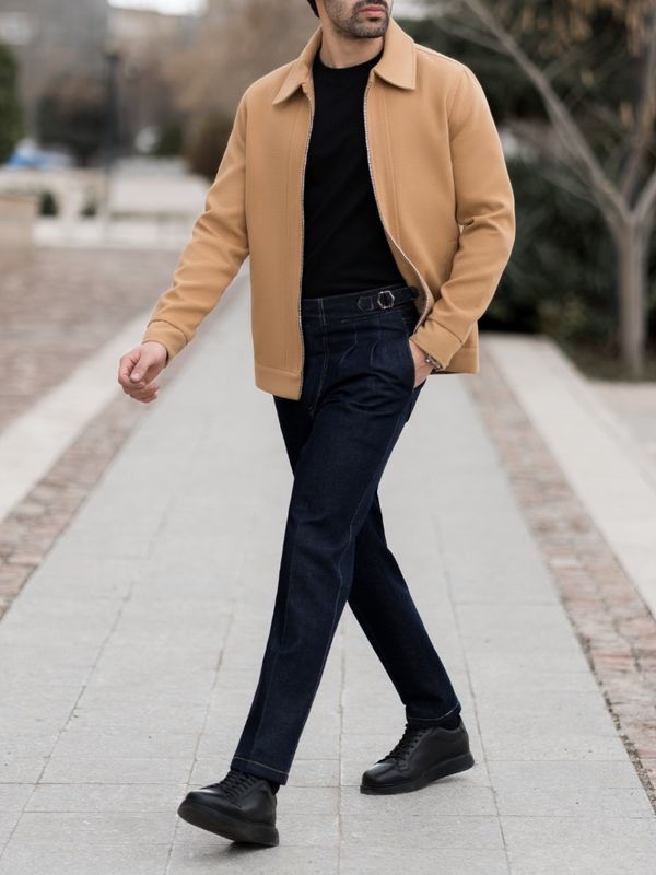 کاپشن شتری کد j157