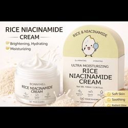 آبرسان و روشن کننده بونیهیل bonnyhill rice niacinamide cream