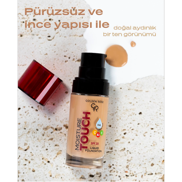 کرم پودر GOLDEN ROSE مدل touch