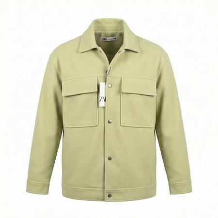 بلندشکت زارا مدل دکمه دار - سبز پسته ای