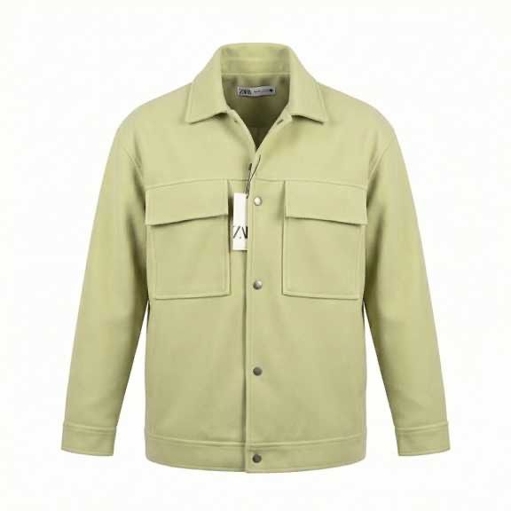 بلندشکت زارا مدل دکمه دار - سبز پسته ای