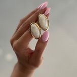 گوشواره طرح سنگی