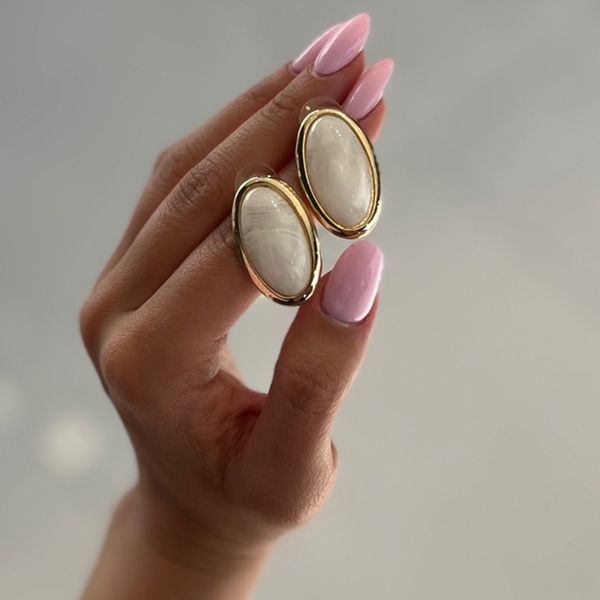 گوشواره طرح سنگی