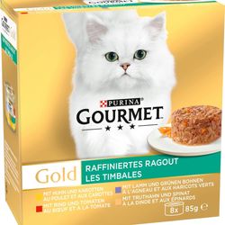 کنسرو گربه گورمت پورینا Purina Gourmet Gold Raffiniertes Ragout –