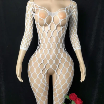 بادی فاق باز سفید شبرنگ