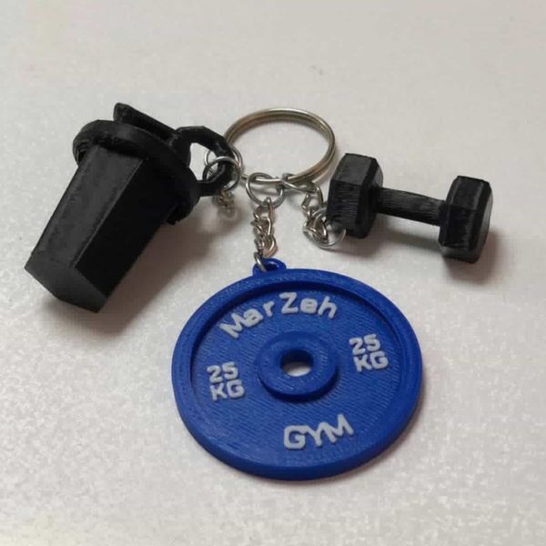 جا کلیدی طرح gym ست کامل ( پلیت/دمبل/شیکر)