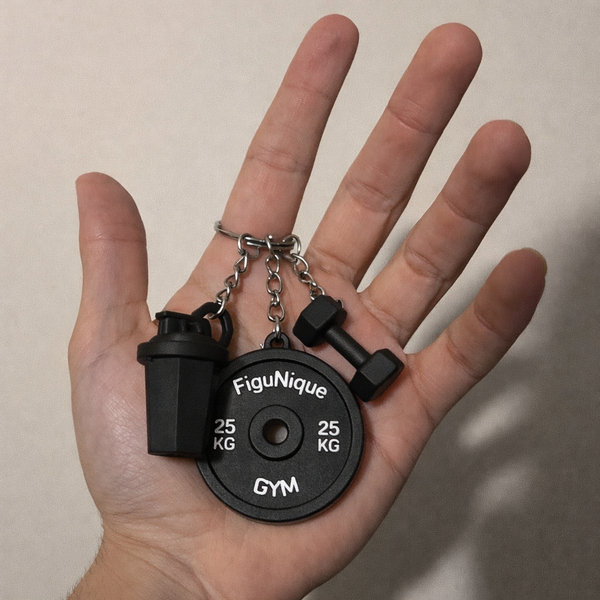 جا کلیدی طرح gym ست کامل ( پلیت/دمبل/شیکر)