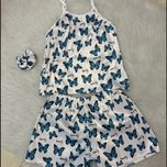 ست سه تیکه پروانه ساتن ال ایکس