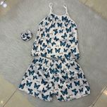 ست سه تیکه پروانه ساتن ال ایکس