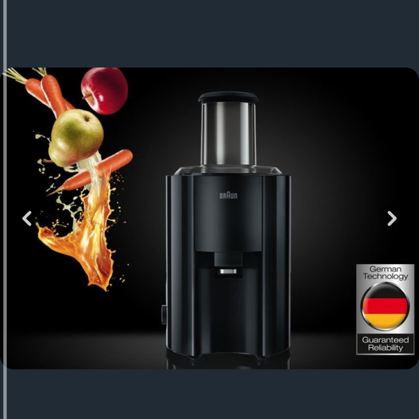 آبمیوه گیری براون مدل J300 ظرفیت 1.25 لیتر تک کاره 2 سرعته