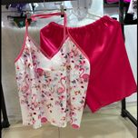 ست تاپ و شورتک ساتن قواره بزرگ