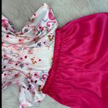 ست تاپ و شورتک ساتن قواره بزرگ