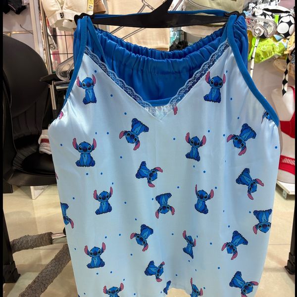 ست ساتن تاپ و شورتک یقه گیپور