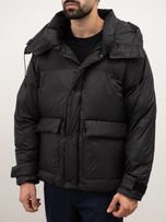 پافر کلاه دار مشکی کدj174