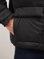 پافر کلاه دار مشکی کدj174