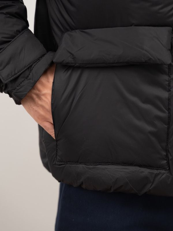 پافر کلاه دار مشکی کدj174