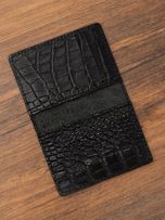 کیف کارت چرم طبیعی کروکودیل b180