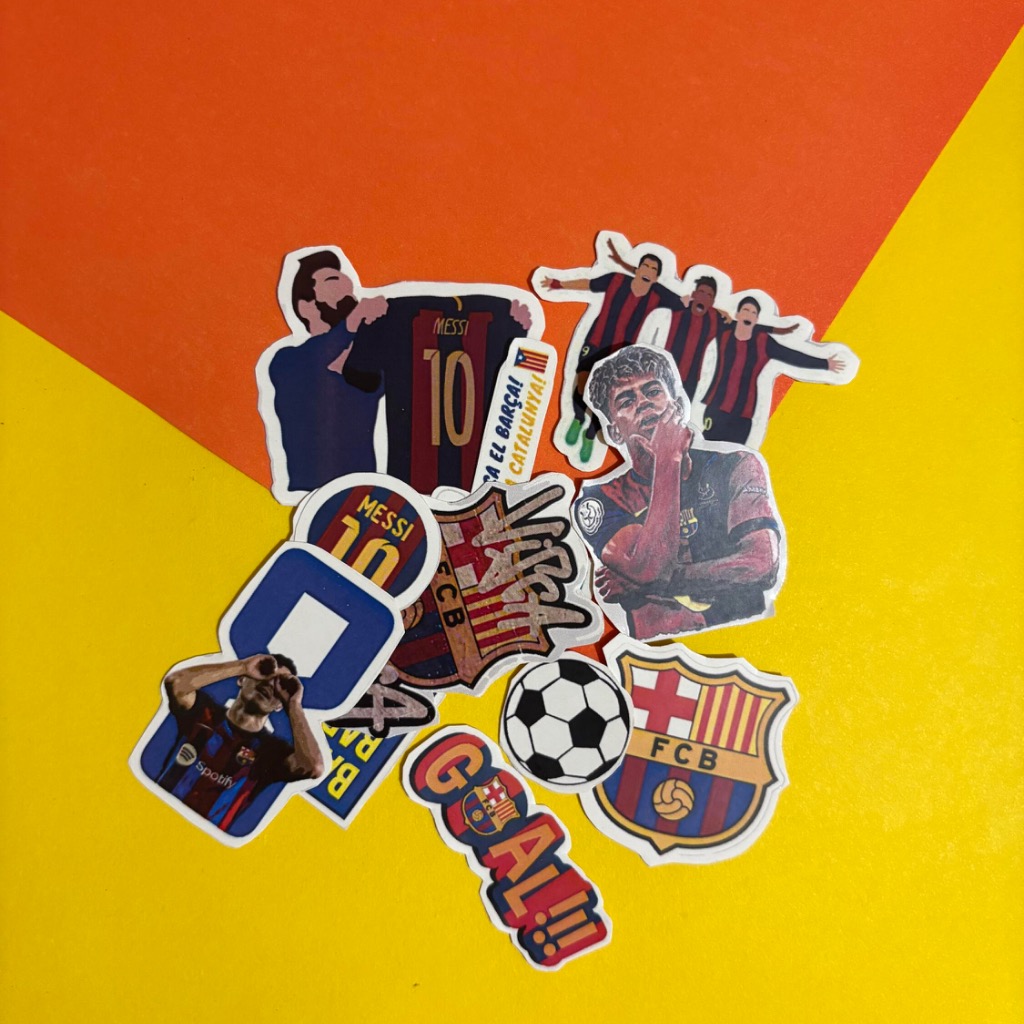 استیکر تیم بارسلونا (برچسب)FC BARCELONA 