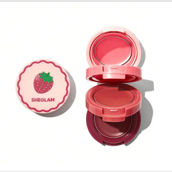 رژگونه و رژ لب کرمی طبقاتی strawberry شیگلم