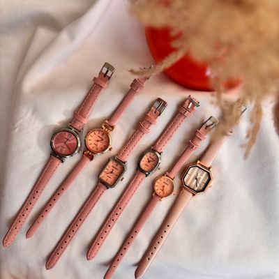 کالکشن ساعت صورتی