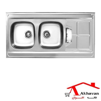 سینک ظرفشویی روکار اخوان کد 152 لگن راست