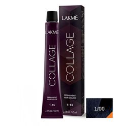 رنگ مو لاکمه سری کلاژ شماره 1/00 ( مشکی ) - Lakme Collage Hair Color