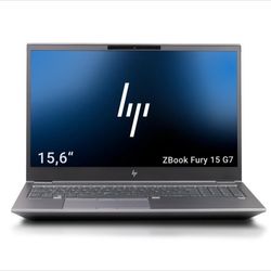 لپتاب استوکhp zbook fury G7 core i7(10850H)/ram16 gig/ssd512 gig/2g amd graphic /15.6inch/gray