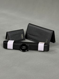 ست سه تیکه کیف و کمربند و جاکارتی مشکی