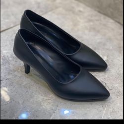 کفش زنانه پاشنه دار لودشکا ساده پاشنه 6 سانت