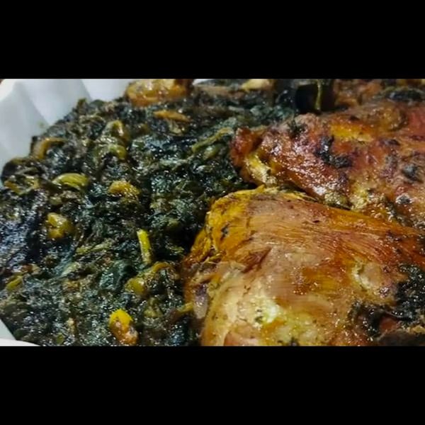 سبزی اسفناج پخته