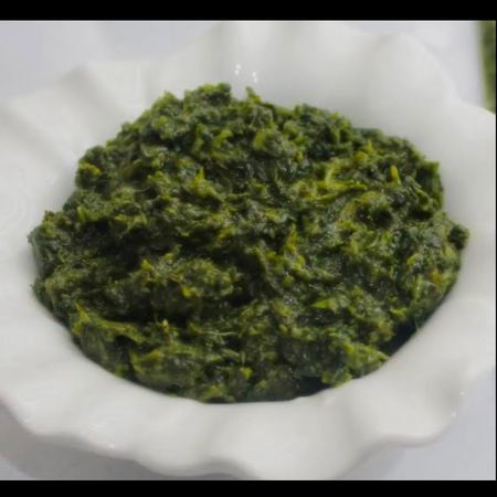 سبزی اسفناج پخته