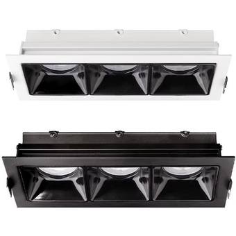 قاب هالوژن سه شعله بدنه الومنیوم