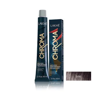 رنگ مو بدون آمونیاک لاکمه سری کروما شماره 3/00 ( قهوه ای تیره ) - Lakme Chroma Hair Color