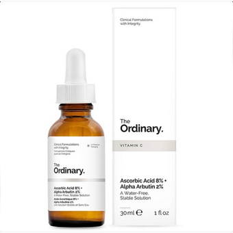 سرم آسکوربیک اسید (ویتامین سی) + آلفا آربوتین اوردینریordinary